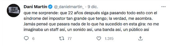 Post Dani Martín