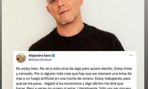 Alejandro Sanz: Superando tabúes mentales con valentía