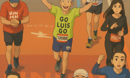 Luis Rojas-Marcos, a sus 80 años, completa la maratón de Nueva York