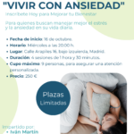 Taller de Ansiedad – Inscríbete Hoy para Mejorar tu Bienestar